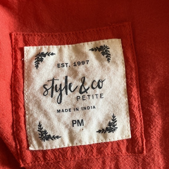 Style & Co floral tunic size PM - Picture 3 of 3